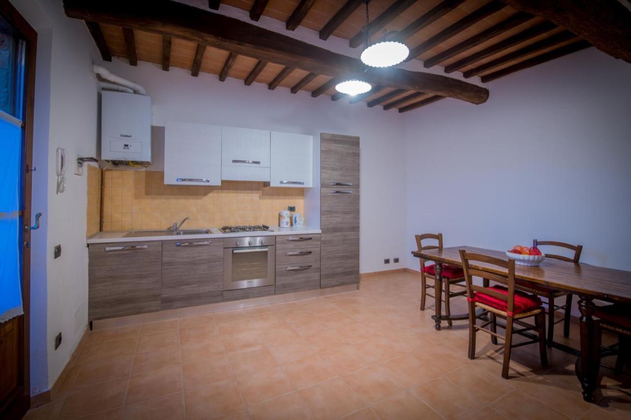 Ulivo-Chianti Charming Flat With Private Parking! Apartment Asciano Bagian luar foto