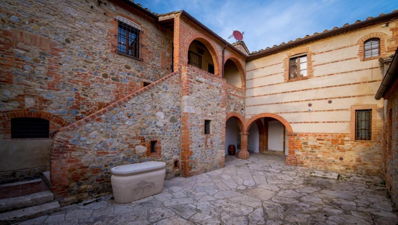 Ulivo-Chianti Charming Flat With Private Parking! Apartment Asciano Bagian luar foto