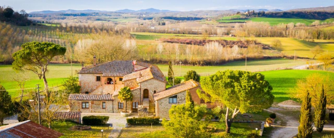 Ulivo-Chianti Charming Flat With Private Parking! Apartment Asciano Bagian luar foto