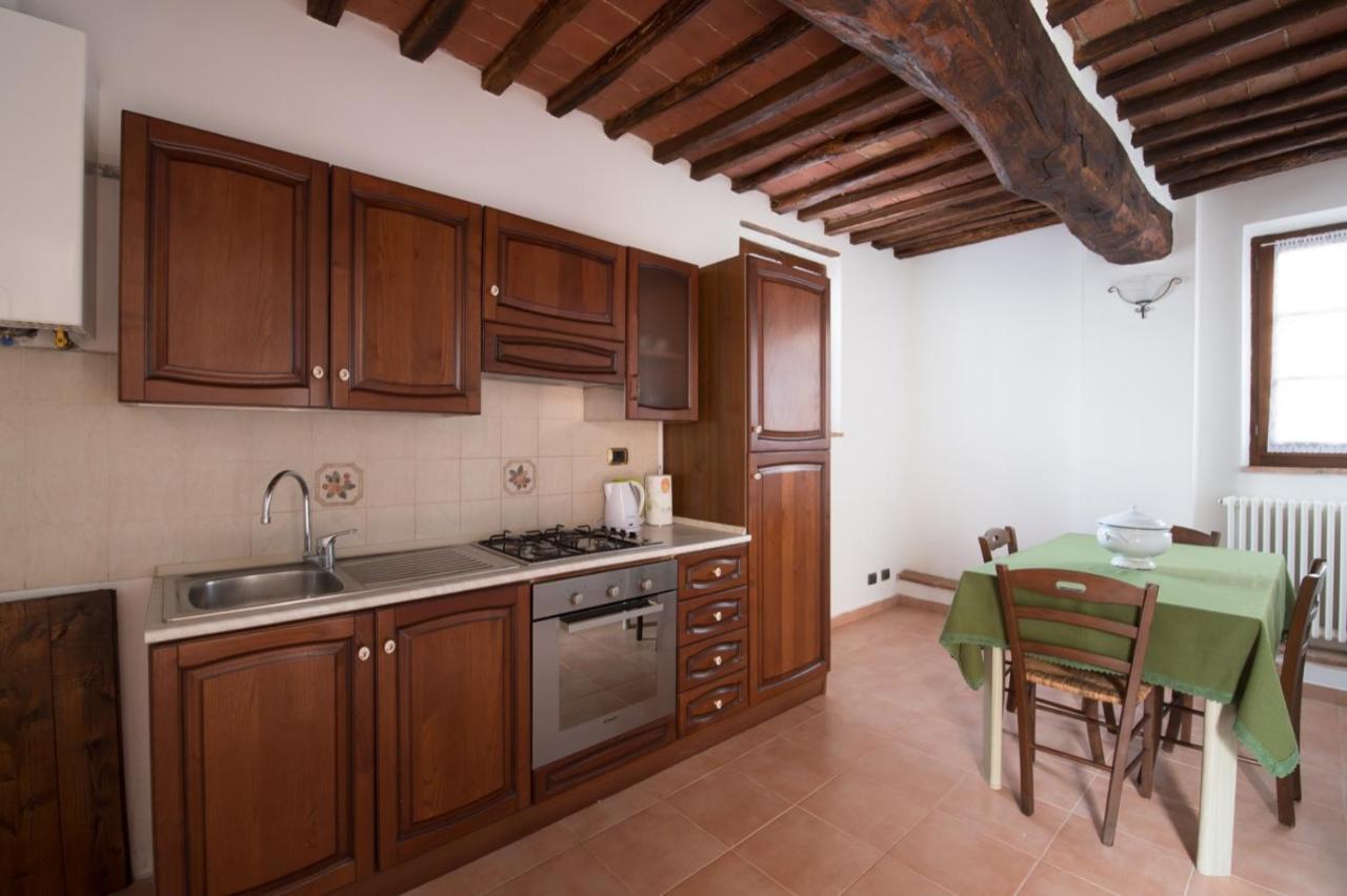 Ulivo-Chianti Charming Flat With Private Parking! Apartment Asciano Bagian luar foto