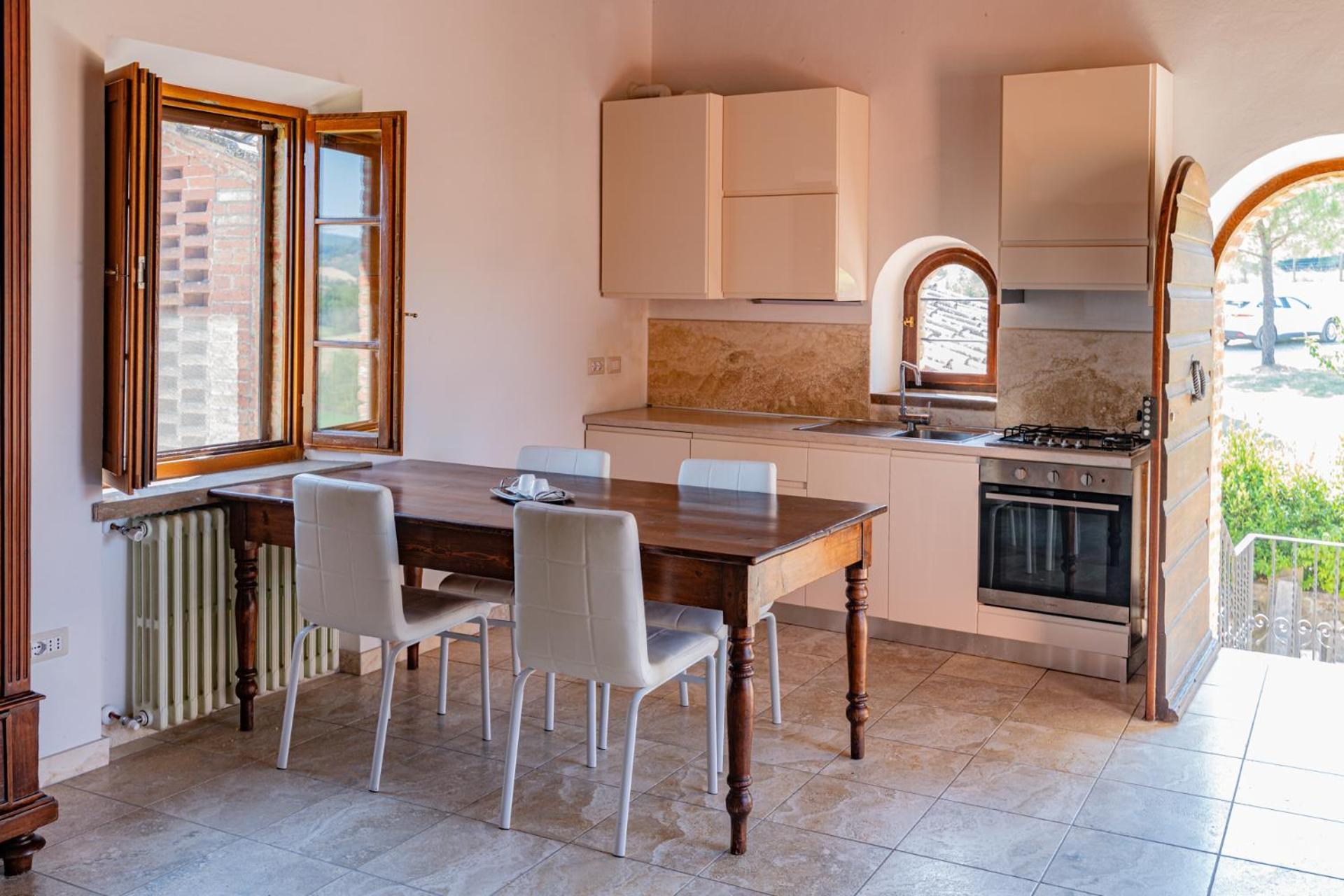 Ulivo-Chianti Charming Flat With Private Parking! Apartment Asciano Bagian luar foto
