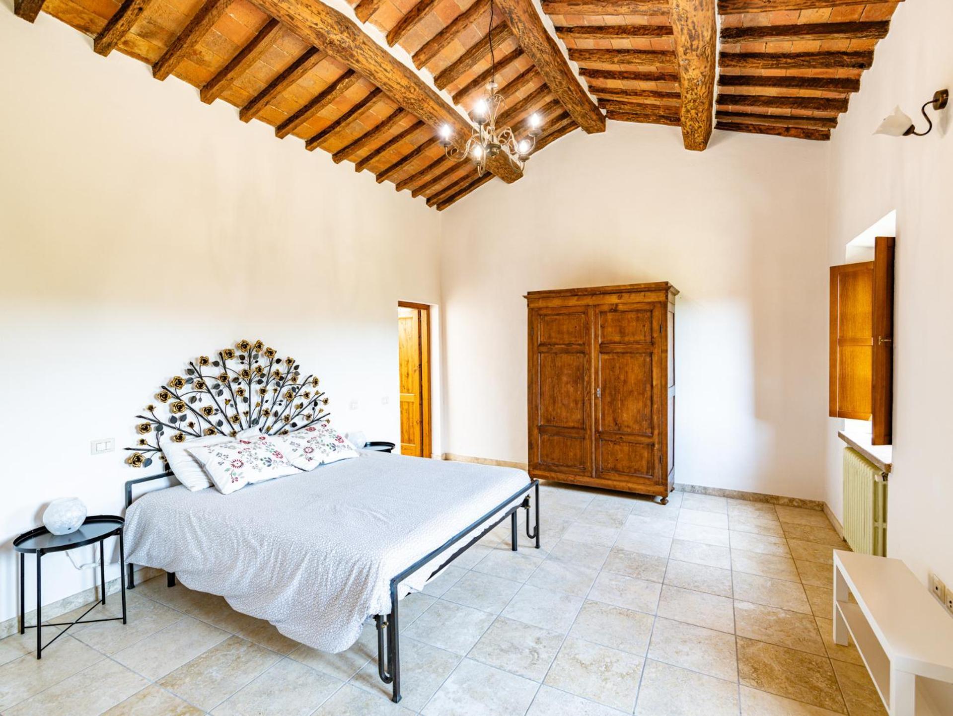 Ulivo-Chianti Charming Flat With Private Parking! Apartment Asciano Bagian luar foto