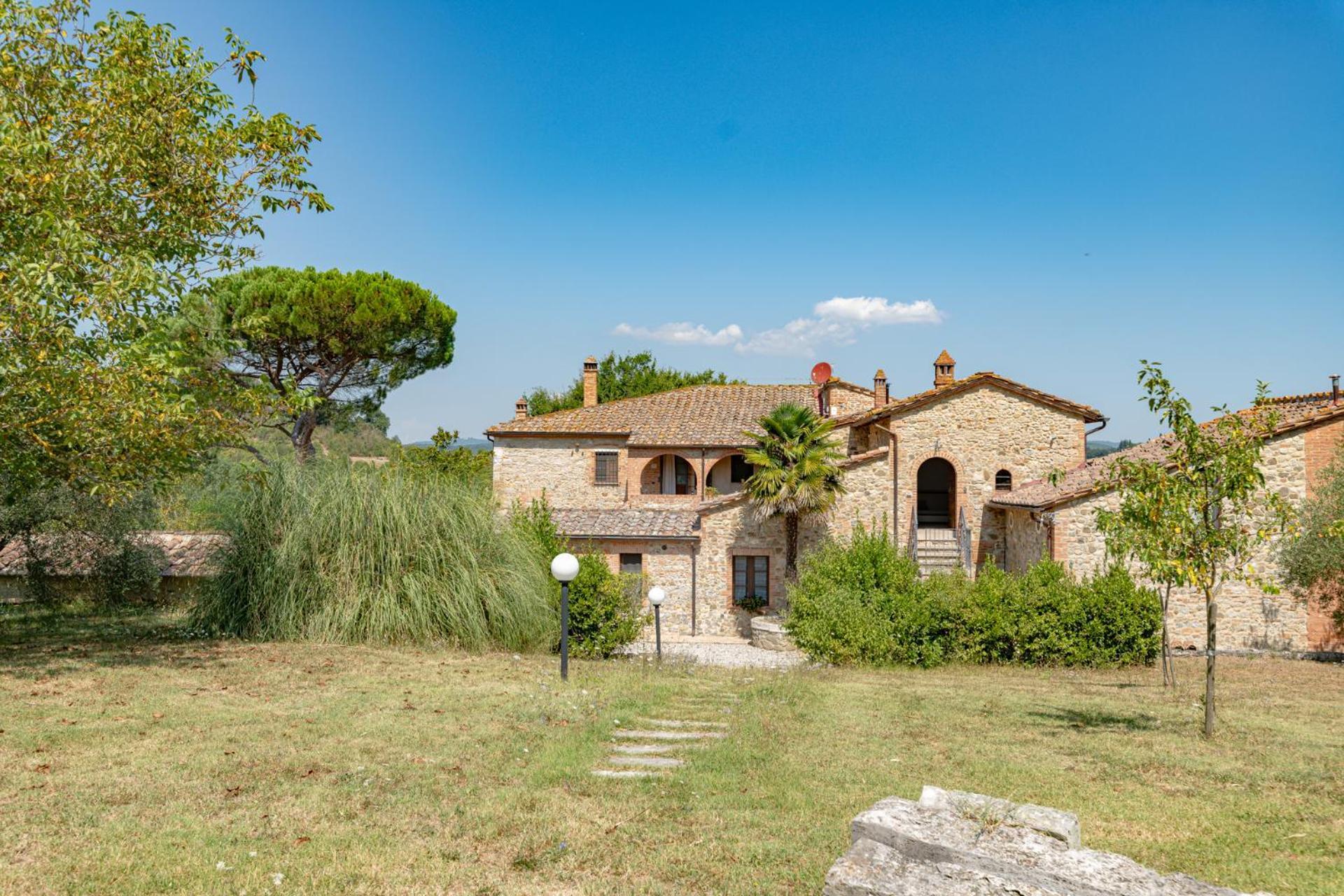 Ulivo-Chianti Charming Flat With Private Parking! Apartment Asciano Bagian luar foto
