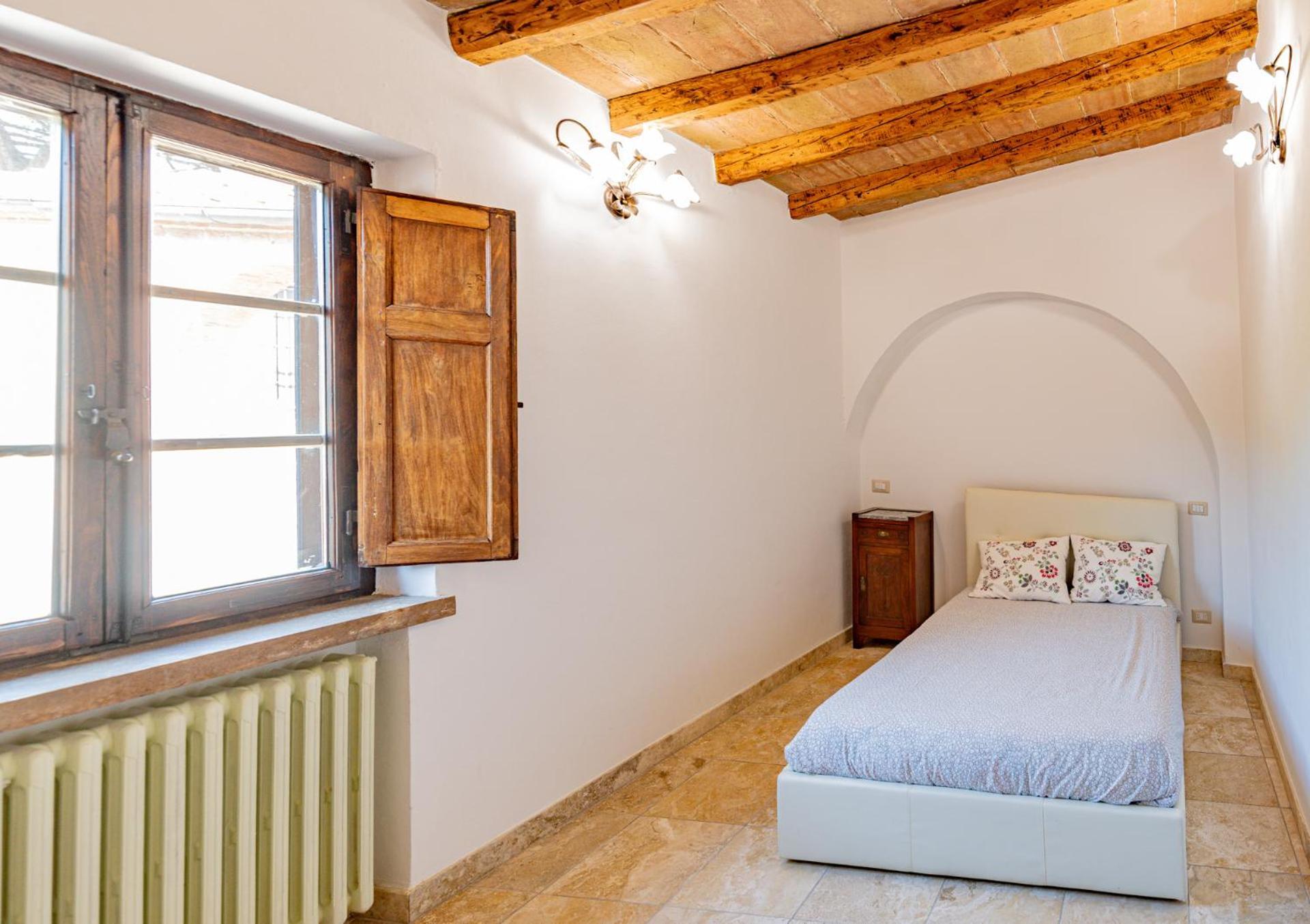 Ulivo-Chianti Charming Flat With Private Parking! Apartment Asciano Bagian luar foto